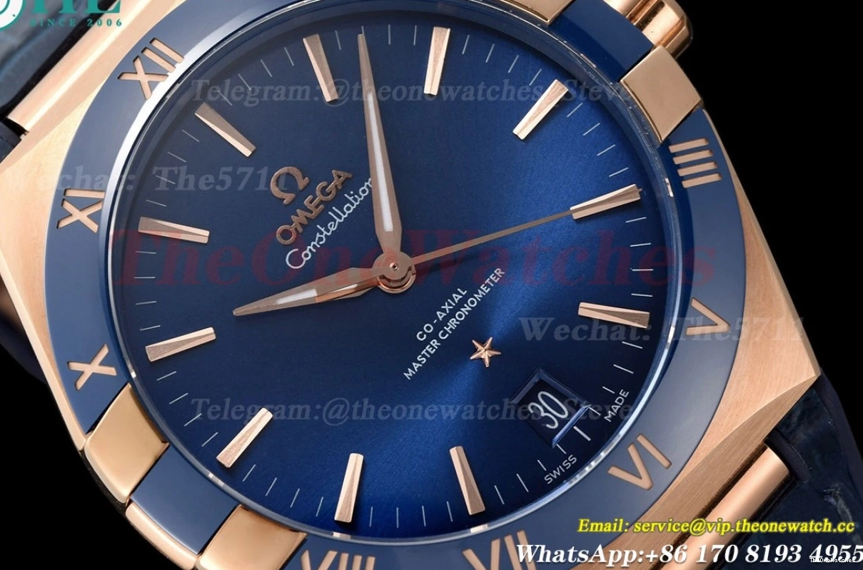 Blue 41mm BLSF LE 2020 Dial Constellation A8900 RG 0105